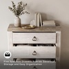 image:imageSignature Design by Ashley Willowton White Bedroom Dresser Sliding Door5 Drawer Dresser