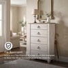 image:imageSignature Design by Ashley Willowton White Bedroom Dresser Sliding Door5 Drawer Dresser
