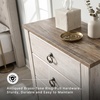 image:imageSignature Design by Ashley Willowton White Bedroom Dresser Sliding Door5 Drawer Dresser