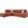 image:imageSignature Design by Ashley Aviemore 85in Queen Sleeper Sofa StoneSpice