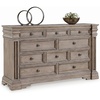 image:imageSignature Design by Ashley Blairhurst 10 Drawer Dresser Grayish Brown