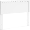 image:imageSignature Design by Ashley Hallityn Full Panel Headboard Matte WhiteFull