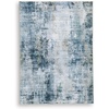 image:imageSignature Design by Ashley Memory Foam Area Rug BlueWhite 5x7411 x 611 Rectangular