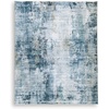 image:imageSignature Design by Ashley Memory Foam Area Rug BlueWhite 5x777 x 96 Rectangular