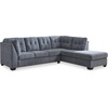image:imageSignature Design by Ashley Sleeper Sectional Sofa with Chaise BlueBlue