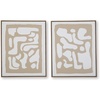 image:imageSignature Design by Ashley Waldett Framed Wall Art Set of 2 Beige