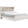 King Panel Bookcase Bed