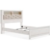 Queen Panel Bookcase Bed