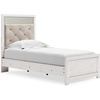 image:imageSignature Design by Ashley White 6 Drawer Dresser with MirrorTwin Panel Headboard Only