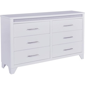 image:imageSignature Design by Ashley 10 Drawer Modern Farmhouse Wood Dresser BrownWhite