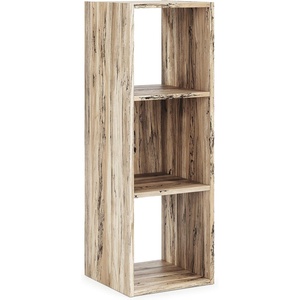 image:imageSignature Design by Ashley 4 Cube Storage Organizer White BookshelfNatural