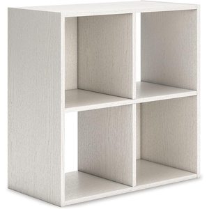 image:imageSignature Design by Ashley 4 Cube Storage Organizer White BookshelfWhite