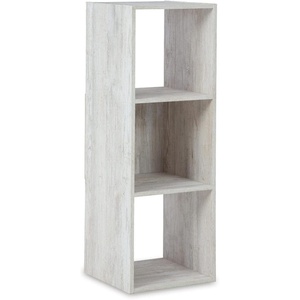image:imageSignature Design by Ashley 4 Cube Storage Organizer White BookshelfWhitewash