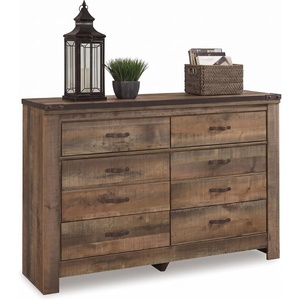 image:imageSignature Design by Ashley 6 Drawer Rustic Brown Dresser for Bedroom