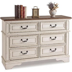 image:imageSignature Design by Ashley 7 Drawer Dresser for Bedroom TwoTone WhiteCream