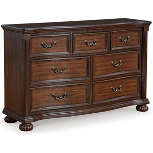 image:imageSignature Design by Ashley 7Drawer Wood Bedroom Dresser Wide Chest Brown