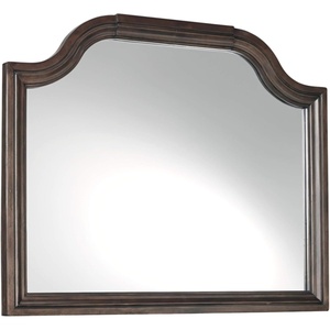 image:imageSignature Design by Ashley Adinton Traditional 44 x 36 Bedroom Mirror with Cutaway Shape Brown