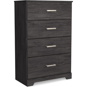 image:imageSignature Design by Ashley Belachime 2 Drawer Black Nightstand CharcoalBlack