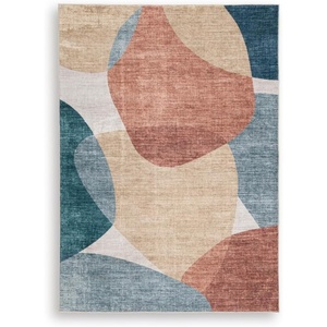 image:imageSignature Design by Ashley Chanleigh Abstract Washable Area Rug 8x10CreamBlue