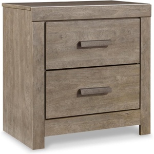 image:imageSignature Design by Ashley Culverbach Farmhouse Full Panel Bed Frame GrayNight Stand
