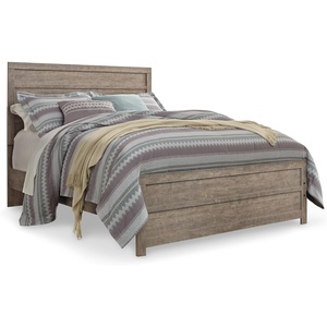 image:imageSignature Design by Ashley Culverbach Farmhouse Full Panel Bed Frame GrayQueen Panel Bed