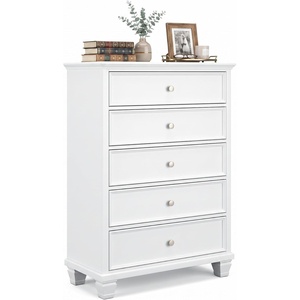 image:imageSignature Design by Ashley Fortman White 7Drawer Wide Dresser for BedroomWhite