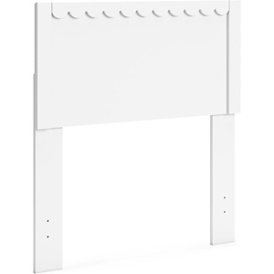 image:imageSignature Design by Ashley Hallityn Full Panel Headboard Matte WhiteTwin