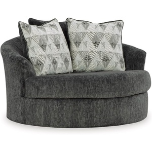 image:imageSignature Design by Ashley LShape Sleeper Sectional with Chaise GrayCharcoal