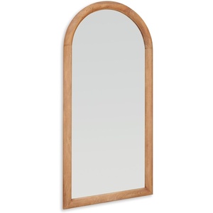image:imageSignature Design by Ashley Large Arched Wood Floor Mirror Brown