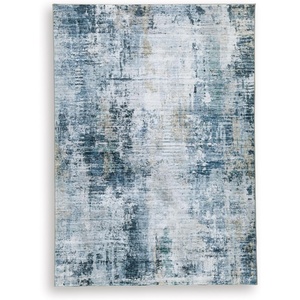 image:imageSignature Design by Ashley Memory Foam Area Rug BlueWhite 5x7411 x 611 Rectangular