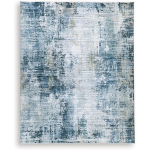 image:imageSignature Design by Ashley Memory Foam Area Rug BlueWhite 5x777 x 96 Rectangular