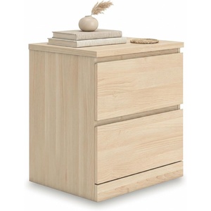 image:imageSignature Design by Ashley Onita 2Drawer White Nightstand Bedside TableBeige