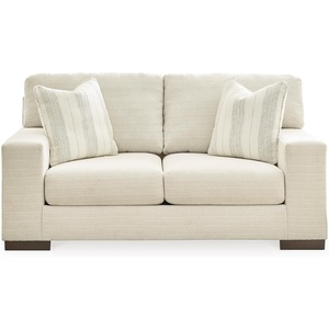 image:imageSignature Design by Ashley Oversized Accent Chair and a Half Birch BeigeOff White