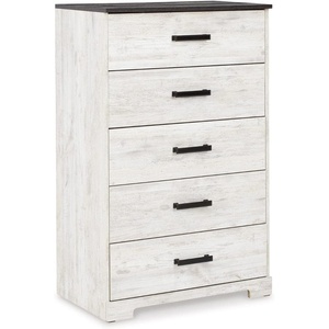 image:imageSignature Design by Ashley Paxberry 5 Drawer Chest of Drawers WhitewashTwotone1