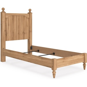 image:imageSignature Design by Ashley Rustic Twin Size Panel Bed Frame Warm BrownTwin Panel Bed