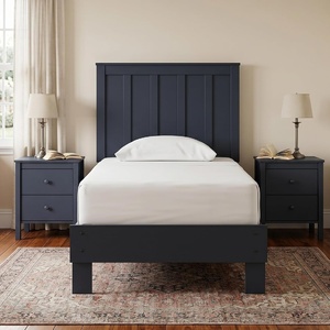 image:imageSignature Design by Ashley Socalle Queen Platform Bed with HeadboardBlue