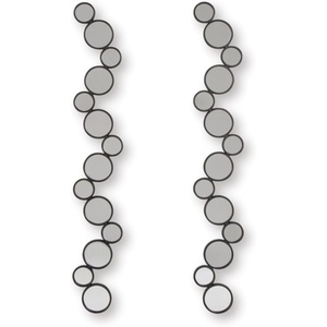 image:imageSignature Design by Ashley Vinler Wavy Black Accent Wall Mirror Set