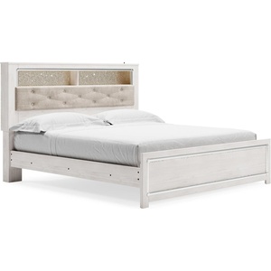 image:imageSignature Design by Ashley White 6 Drawer Dresser with MirrorKing Panel Bookcase Bed