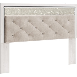 image:imageSignature Design by Ashley White 6 Drawer Dresser with MirrorKing Panel Headboard Only