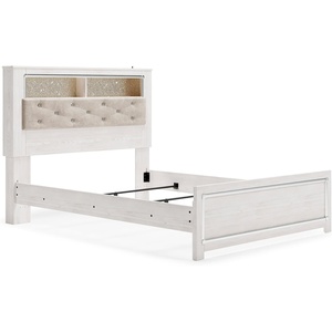 image:imageSignature Design by Ashley White 6 Drawer Dresser with MirrorQueen Panel Bookcase Bed