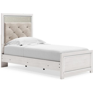 image:imageSignature Design by Ashley White 6 Drawer Dresser with MirrorTwin Panel Headboard Only