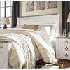 image:imageAshley Furniture Willowton 65 W x 87 D Farmhouse Wood Queen Sized Panel Bed in Whitewash FinishQueen