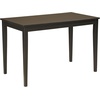 image:imageSignature Design Dining Room Chair and Table Set Set of 2  Rectangular Table Dark Brown