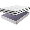 image:imageSignature Design by Ashley 10 Mattress Box Spring with Metal Foundation King White