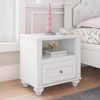 image:imageSignature Design by Ashley 1Drawer Nightstand with Charging Station White