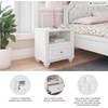 image:imageSignature Design by Ashley 1Drawer Nightstand with Charging Station White
