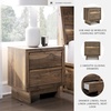image:imageSignature Design by Ashley 2 Drawer Grey Nightstand Charcoal PrendoneaBrown