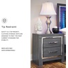 image:imageSignature Design by Ashley 2 Drawer Grey Nightstand Charcoal PrendoneaGrey