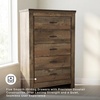 image:imageSignature Design by Ashley 5 Drawer Chest of DrawersBrown Plank