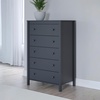 image:imageSignature Design by Ashley 5Drawer Chest of Drawers Tall Navy Blue5 Drawer Chest